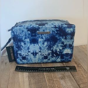 Blue Steve Madden Extra Large (12”x8”) Cosmetic Bag/Organizer